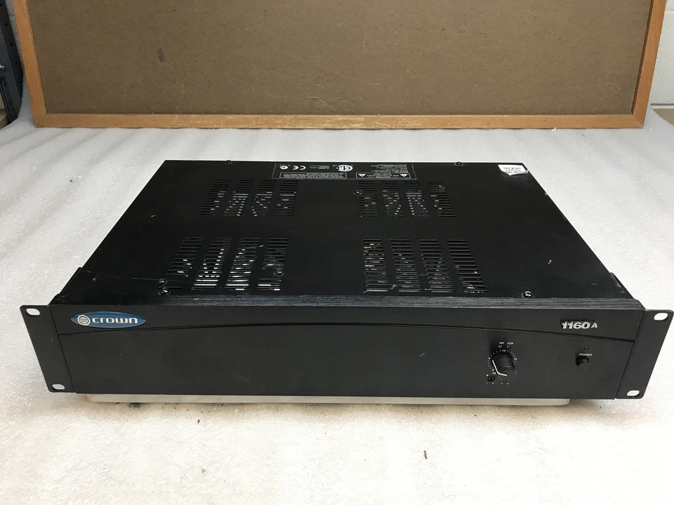 Amplificador de Potencia de Audio Crown 1160A 160W Montaje en Rack Comercial Probado Foto 1 de 4