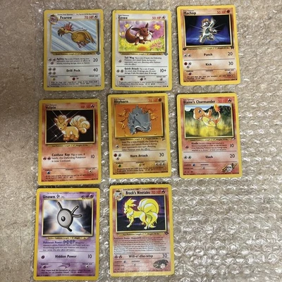 Lot Of 1995 Pokémon Rare 1st Edition Cards Holo/basic - Image 1 of 4