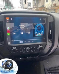 4G+64G Car Radio for Chevrolet Silverado 2014-2018 screen Stereo CarPlay Auto FM - Picture 1 of 9