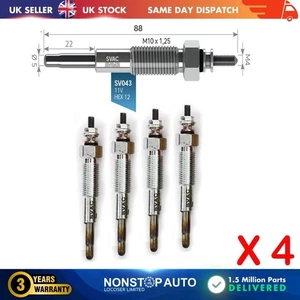 4x bujías incandescentes para KIA Besta K2700 Pregio Retona Sportage 0K55118150 - Imagen 1 de 7