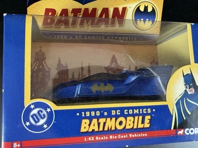 Corgi 1:43 Scale Diecast Batman DC Comics Collection 77303 1990's Batmobile - Image 1 of 4