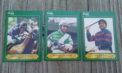 Tarjetas Jockey Star 1991 - #54 Cardoza #53 Campanas #50 Bravo Foto 1 de 4