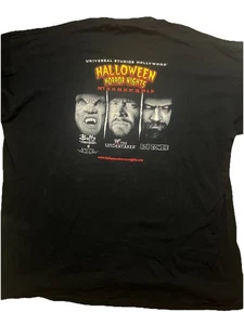 Rara maglietta 2001 vintage Halloween Horror Nights Hollywood Undertaker Buffy Rob 2x - Foto 1 di 4