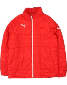 PUMA Mens Padded Jacket UK 42 XL Red Polyester BK07 - Picture 1 of 3