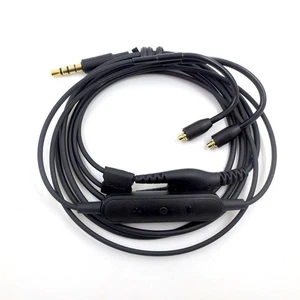 MMCX Audio Cable Cord for Shure SE215+ MMCX headphones W/Mic Volume Control - Picture 1 of 5
