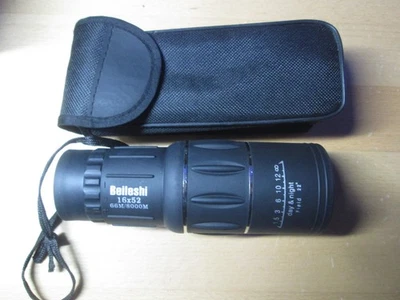 Monokular 16x52 Fernglas Teleskop  Fernrohr Teleskop Tragbar Camping - Bild 1 von 4