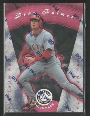 Dean Palmer 1997 Pinnacle Totally Certified #19 /3999 Texas Rangers - Image 1 of 2