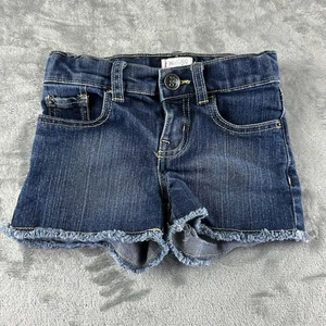 Children’s Place Denim Shorts Girls 6 Medium Wash Flag Pocket Detail - Picture 1 of 5