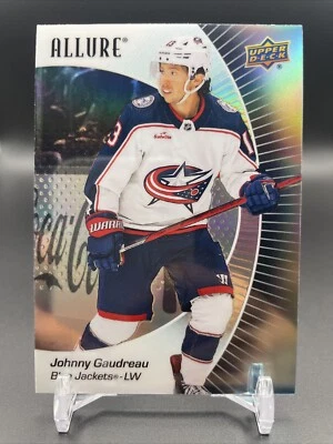 JOHNNY GAUDREAU - 2023-24 Upper Deck Allure Black Rainbow #43 Blue Jackets - Image 1 of 2
