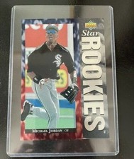 1995 Upper Deck Star Rookies  MICHAEL JORDAN  #19 JUMBO BASEBALL ROOKIE. #’d SP