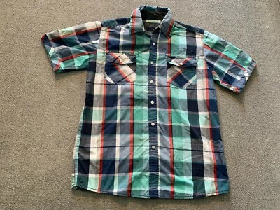 Bruno Mens Short Sleeve Shirt Button Up 2 Pocket Small S - Image 1 of 4