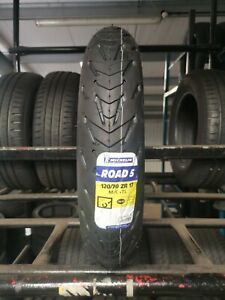 X1 120 70 17 MICHELIN ROAD 5 TL BRAND NEW FRONT MOTORCYCLE TYRE 120/70ZR17 58W!!