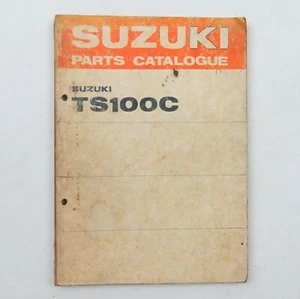 Suzuki TS100C Factory Motorcycle Parts Catalogue Catalog 1977 - Picture 1 of 3