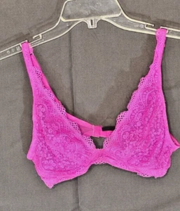 Ambrielle - Purple - Lace Bralette - Size Medium / 6 - Picture 1 of 2