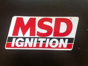 MSD IGNITION - Original Vintage 9X4 Racing Decal/Sticker NASCAR NHRA - Picture 1 of 1