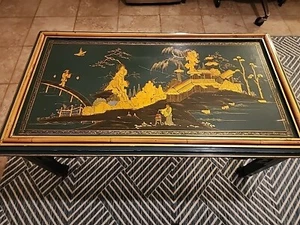 Chinese Chinoiserie Coffee Table - Picture 1 of 24