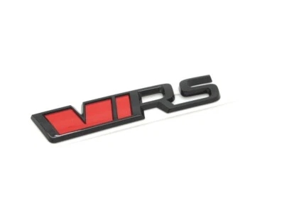 Originale Skoda Octavia Vrs Emblema Logo Scritta Posteriore Nero 5E3853687S XPC - Immagine 1 di 2