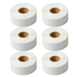 6 Rolls Self-Adhesive Book Spine Labels 25mmx38mm for Dymo 30347 LabelWriter 4XL - Picture 1 of 24