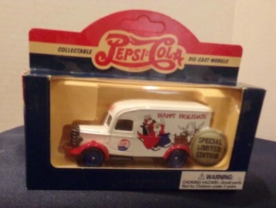 1996 年 PEPSI COLA 限量版 1950 年 XMAS BEDFORD DELIVERY VAN 全新带盒 — 第 1/4 张图片