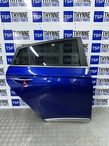 2021 Hyundai Ioniq Drivers Side Rear Door Complete In Blue (YP5) - Picture 1 of 10