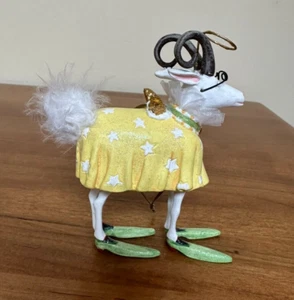 Dept. 56 Krinkles 2003 Nativity Nanny Goat Ornament By Patience Brewster - Picture 1 of 5