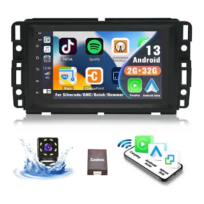 Para Chevrolet Express Van 2008-2024 Android Carplay Radio Coche GPS Wifi Reproductor FM Foto 1 de 4