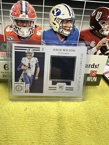 2022 CHRONICLES ENCASED DRAFT ROOKIE PATCH ZACH WILSON RC Q1150 - Picture 1 of 2
