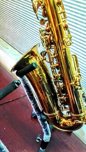 1938 SELMER PARIS BALANCED ACTION ALTO SAXOPHONE AND CHESTERFIELD TRAY PACK CASE - Picture 1 of 5