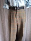 Vintage 1980s JH Collectibles Wool Pleat Front High Waist Trouser Pants Size 14