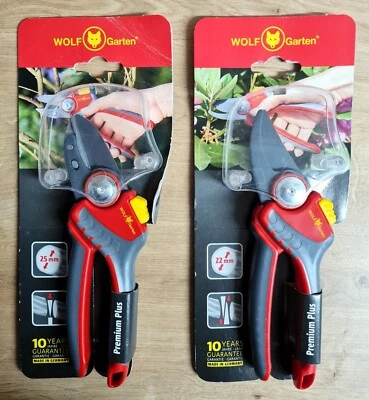 Wolf Garten RR4000 Bypass Secateurs & RS4000 Anvil Secateurs will cut 22mm/25mm - Image 1 of 2
