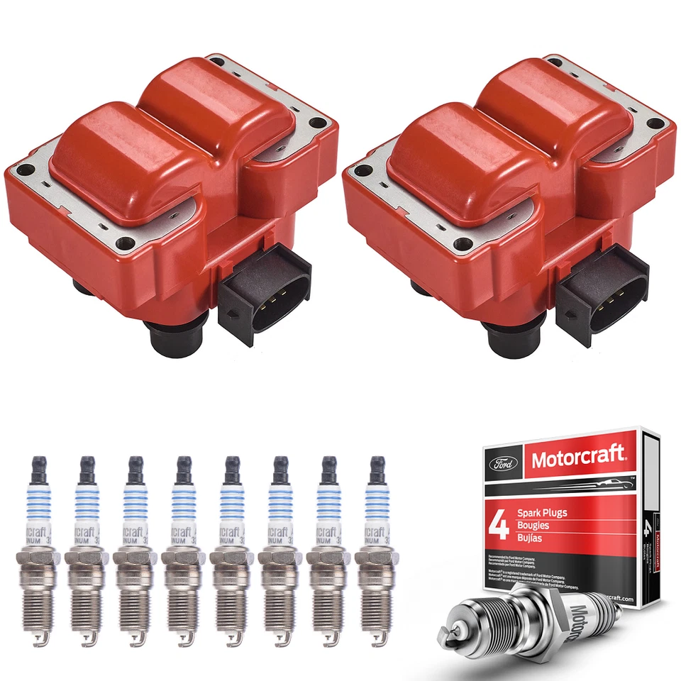 Bobina de encendido Energy y bujía Motorcraft Platinum para Mazda B2500 2,5 L FD487 Foto 1 de 4