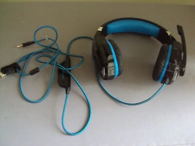 KOTION EACH Pro Gaming Headset G9000 Black/Blue NOT WORKING FOR PARTS ONLY - Image 1 of 2