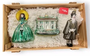 Seltene Kurt Adler Vom Winde verweht Polonaise mundgeblasenes Glas Weihnachtsschmuck MÄNGEL - Bild 1 von 20