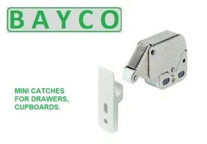 CARAVAN DOOR LATCH WITH KEEP. MINI SPRING CATCH FOR DOORS. IN STOCK - Picture 1 of 3