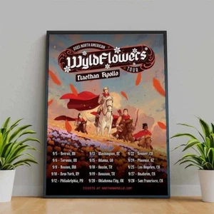 Tour 2025 Naethan Apollo Wyldflowers Poster - Picture 1 of 1