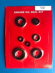 Kawasaki F5 Engine Oil Seal Kit Bighorn 350 1970 1971 Crank Clutch Kick Shift +