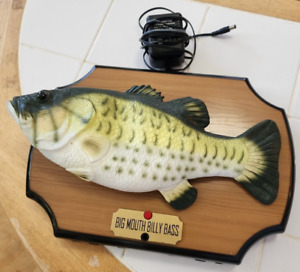 Ready for Summer Fishing! Singing Big Billy Bass Fish 2 Songs W Adapter Video