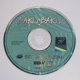 Baku Baku Sega Saturn Disc Only Tested And Working