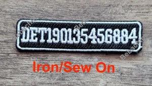 Detroit Tigers City Connect jersey Baseball HAT Patch VIN NUMBER PATCH - Picture 1 of 1