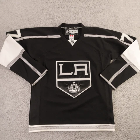 Jeff Carter Jersey Mens 48 Black White NHL Hockey LA Kings 77 CCM Reebok* Cover