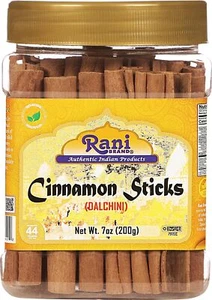 Rani Cinnamon Sticks 7oz (200g) PET Jar - 36-44 Sticks - Picture 1 of 8