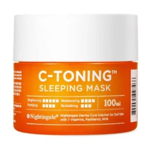 Nightingale C-Toning Sleeping Mask 100ml Moisturizing K-Beauty - Picture 1 of 9