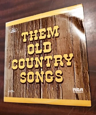 Them Old Country Songs (RCA, 2 LPs, 1972) Compilation Traditional Country Artist - Image 1 of 4