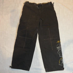Ringspun Black Cargo Adjustable Waist L 31 Pants Pacific Rim Jungle Platoon - Picture 1 of 13