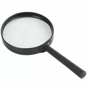MAGNIFYING GLASS 90MM LARGE MAGNIFIER READING GLASS LENS HANDHELD UK - Picture 1 of 1