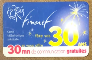 KERTEL FINAREF CARTE PREPAYÉE PREPAID TÉLÉCARTE PHONE CARD SCHEDA TARJETA - Picture 1 of 2
