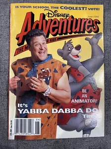 Vintage Disney Adventures Magazine Book June 1994 John Goodman Fred -Flinstones  - Imagen 1 de 7