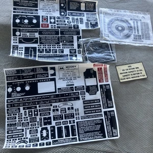 Mooody Aero Graphics Interior Placard Kit Piper, PA28-140, -180 - Bild 1 von 4