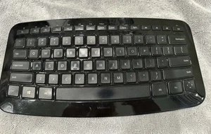 Microsoft Arc Keyboard Wireless Black Model 1392 NO DONGLE - Picture 1 of 8