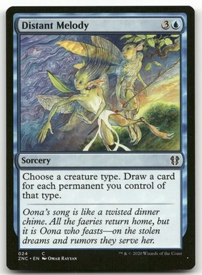Distant Melody #24 (NM) Zendikar Rising ZNC Magic MTG - Image 1 of 2